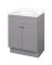 VANITY COMBO SHAKER GRAY 24IN
