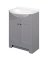 VANITY EURO SHAKER GRAY 24IN