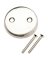 FACEPLATE BATH DRAIN BR NICKEL