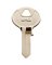 HY-KO 11010VR3 Key Blank, Brass, Nickel, For: Viro Cabinet, House Locks and