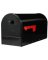 MAILBOX 2-DOOR STEEL BLK LARGE