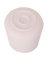 Furn Rbbr Leg Tip 1-1/8"  Wht