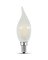 Feit Electric BPCFF60/827/LED/2 LED Lamp; Decorative; Flame Tip Lamp; 60 W