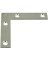 National Hardware 117BC Series N266-502 Corner Brace, 2-1/2 in L, 1/2 in W,