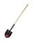 SHOVEL RND PT LONG WOOD HANDLE