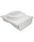 4"WHT DBL Und Eave Vent