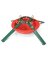 Hometown Holidays 5180 Natural Tree Stand; Steel; Green/Red; Powder-Coated