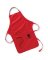 APRON RED ONE-SIZE-FITS-MOST