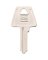 HY-KO 11010AM6 Key Blank, Brass, Nickel, For: American Cabinet, House Locks