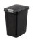 Sterilite TouchTop 10439004 Waste Basket, 7.5 gal Capacity, Black, 17-3/4 in