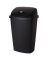 WASTEBASKET SWINGTOP BLK 13.2G