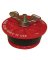 Oatey 33402 Test Plug, 3 in Connection, Plastic, Red