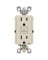RECEPT GFCI SELF-TEST 15A IVORY