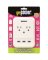 GetPower GP-3USB-AC-AC USB Wallplate Charger, 4.1 A, 5 -Outlet, White