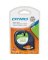 Dymo LetraTag 10697 Paper Label, 13 ft L, 1/2 in W, Black/White Legend, White Background
