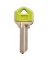 KEY BLANK KWIKSET KW1PY YELLOW