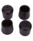 TIP FURNITURE LEG 1IN BLACK