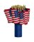 FLAG US HAND/STICK 8X12IN