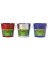 TIKI 1418094 Wax Bucket Candle; Blue/Red/Silver; Citronella; 35 hr Burn