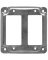 COVER BOX SQ STL SURF 2GFCI4IN