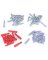 SCREW ANCHOR ASSORTMENT 60PCS