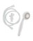 3-SPRAY HANDHELD SHOWER 1.8GPM
