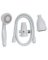 SHOWER HEAD KIT 3-SPRAY 60IN
