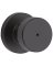 KNOB PRIVACY ROUND MATTE BLACK