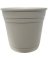 Southern Patio RR1212OT Rolled Rim Planter, 11.4 in H, Round, Plastic,