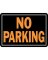 HY-KO Hy-Glo Series 805 Identification Sign, Rectangular, NO PARKING,