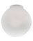 LIGHT GLOBE PRISM BALL WHT 6IN