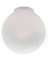 LIGHT GLOBE PRISM BALL WHT 8IN