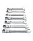 WRENCH/RATCHET SET FLX MET 7PC