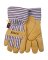 GLOVE THERM INS YEL/BLUE PIGSKIN