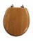 9401NI RND BAMBOO TOILET SEAT