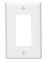WALLPLATE 1 DECORA MID WHT
