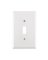 WALLPLATE SWITCH 1G WHT