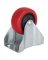 RED RIGID CASTER 3IN
