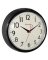 WES-32042BK WALL CLOCK ROUND BLA