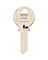 HY-KO 11010IN1 Key Blank, Brass, Nickel, For: ILCO Cabinet, House Locks and