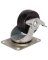 CASTER SWIVEL 3IN RUB/ZINC