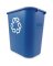 RUB-FG295673BLUE WASTEBASKET 28Q