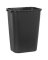 Rubbermaid 2957 FG295700BLA Waste Basket, 41.25 qt Capacity, Plastic, Black,