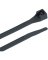 GB 46-206UVB Cable Tie, Double-Lock Locking, 6/6 Nylon, Black