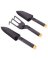 Landscapers Select GT922ABC Hand Gardening Tool Set, Plastic, 3-Piece