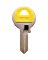 KEY BLANK MASTER LOCK M1PY YELLO