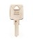 HY-KO 11010TM6 Key Blank, Brass, Nickel, For: Trimark Cabinet, House Locks