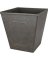 PLANTER RSN SQ METALLIC 14IN