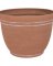 Landscapers Select Handcrafted Pottery Planter, Round Pattern, 13 In/33 Cm