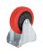 RED RIGID CASTER 4" WHEEL
